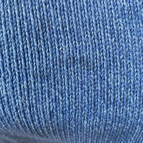 Vintage LL Bean Blue Cardigan Thick 100% Cotton size XL - Picture 9 of 9